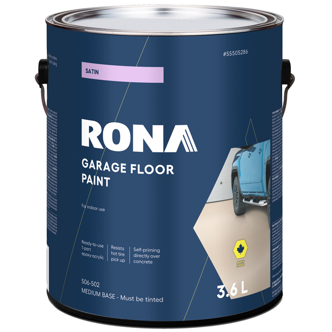 RONA Satin Medium Base Epoxy Garage Floor Paint - 3.6-L