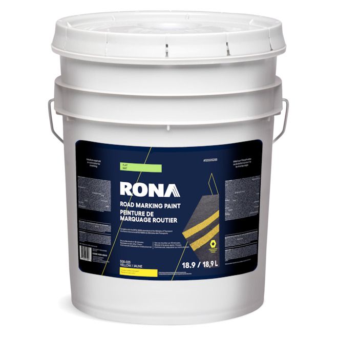 RONA Yellow Acrylic Road Marking Paint - 18-L