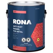 RONA 3.6 L Anti-Rust Oil-Based Metal Enamel Paint - Gloss Red
