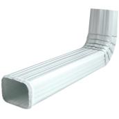 Primeau 1-Pack White Steel Hi-Bak Gutter Extension Shoe