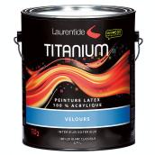 Peinture d'intérieur et d'extérieur General Paint, 3,78 l, super blanc, velours