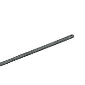 Metaltech Ribbed Standard Masonry Rebar - Steel - Raised Ribs - 7/16-in dia x 6-ft L