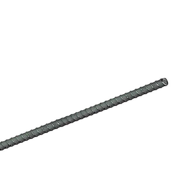 Metaltech Standard Concrete Reinforcing Rebar - Steel - Raised Ribs - 5/16-in dia x 3-ft L