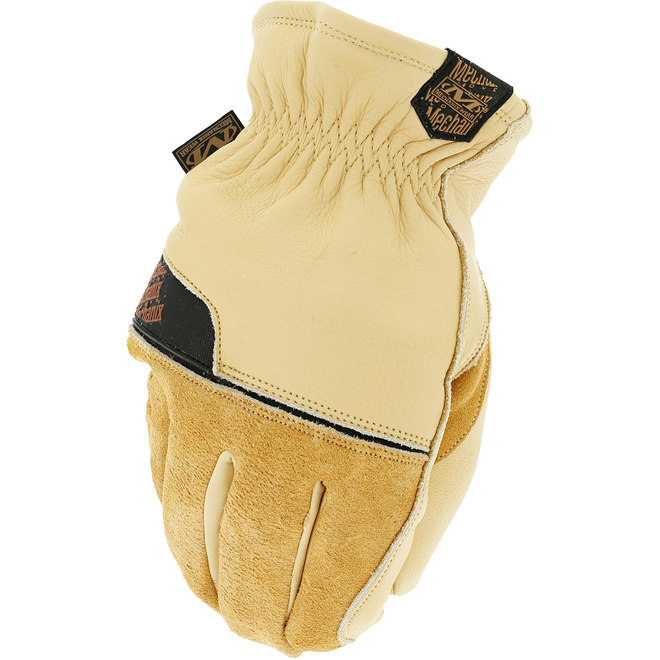 Mechanix Wear Tan Leather Driver Glove for Men - Large Size