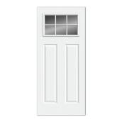 JELD-WEN Reliabilt Craftsman 6-Lite Steel Entry Door (Common: 34-in x 80-in; Actual: 35.5-in x 81.75-in)