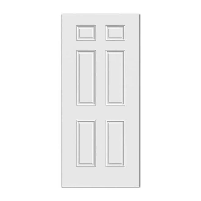 Reliabilt 6-Panel Outswing Steel Entry Door  34-in x 80-in