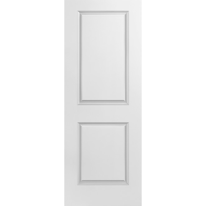 Metrie 24-in x 78-in Primed 2-Panel Interior Door Slab