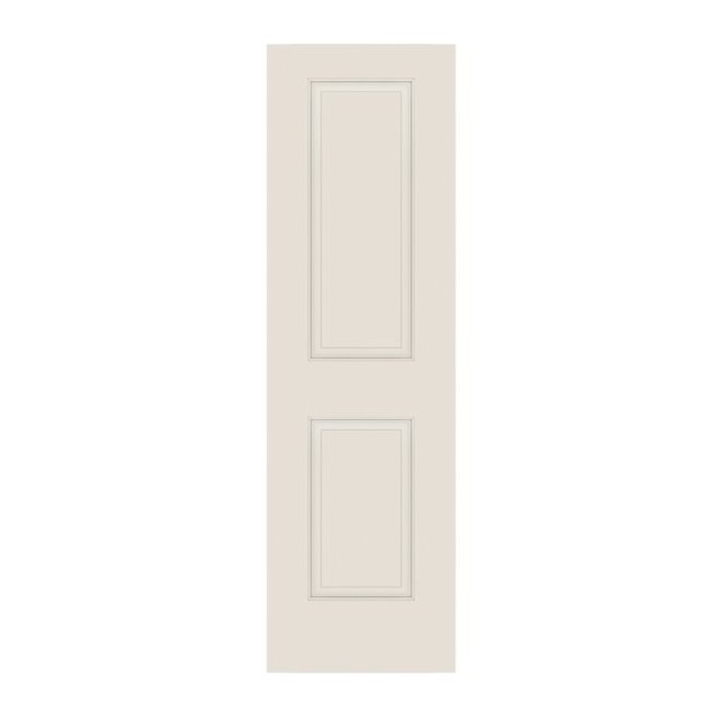 Metrie 28-in x 78-in Primed 2-Panel Interior Door Slab