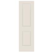 Metrie 26-in x 80-in Primed 2-Panel Interior Door Slab