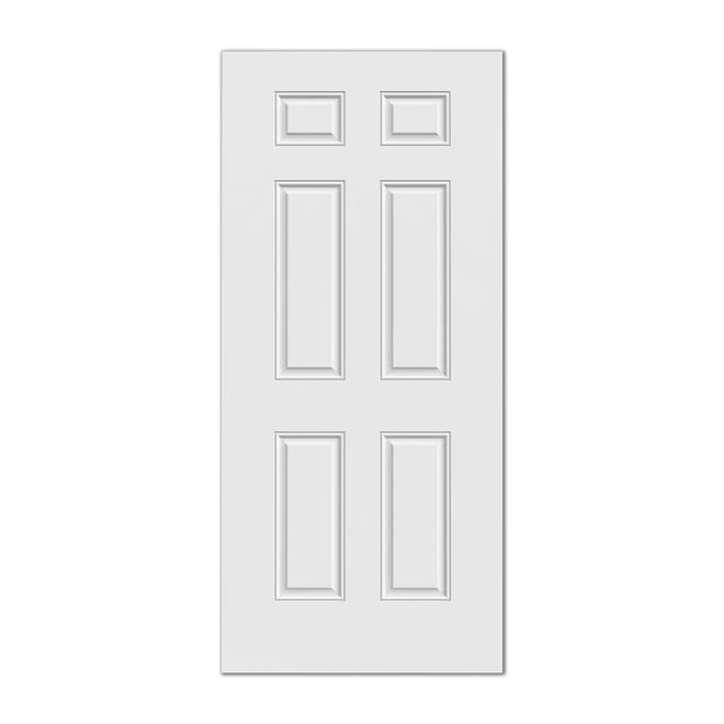 JELDWEN Reliabilt 6Panel Inswing Steel Entry Door 34in x 80in 977345.0 RONA