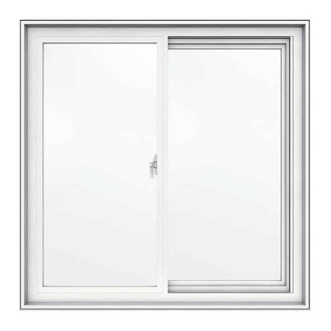 JELD-WEN 36-in x 36-in Low-E Double Pane Vinyl Sliding Window