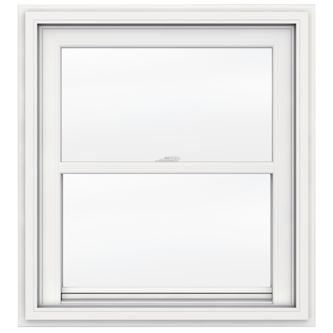 JELD-WEN 36-in x 36-in Low-E Double Pane Single Hung Vinyl Window