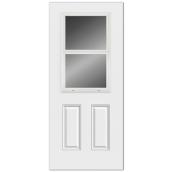 Porte d'entrée en acier simple Ventlite Half Lite JELD-WEN apprêté 36 po x 80 po