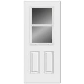 ReliaBilt Ventlite Half Lite Steel Single Entry Door Primed 36-in x 80-in