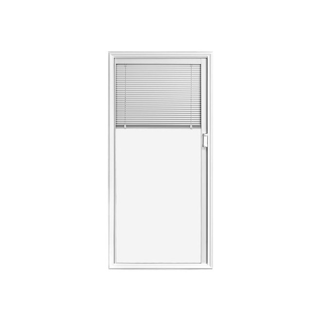 Jeld Wen 22 X 64 Full Lite Low E Clear Door Glass Insert With Blinds Between Glass Jw220800001