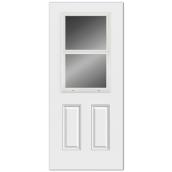 JELD-WEN Reliabilt Ventlite Steel Entry Door (Common: 32-in x 80-in; Actual: 33.5-in x 81.75-in)