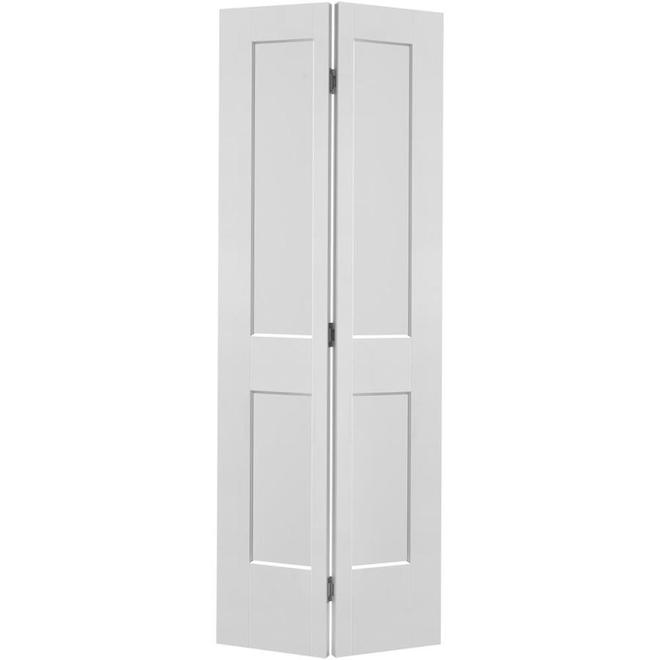 Image of Metrie | Logan 2-Panel 24-In X 80-In White Bifold Door | Rona