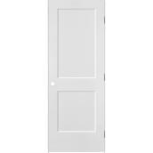 Metrie Logan Interior Door 2-Panel 32-in x 80-in Lefthand with Rabbeted Jamb Primed