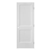 Metrie Logan Interior Door 2-Panel 32-in x 80-in Righthand with Rabbeted Jamb Primed