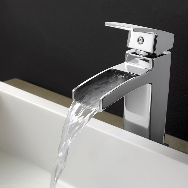 Pfister Kamato Lavatory Faucet - Polished Chrome - 1 Handle