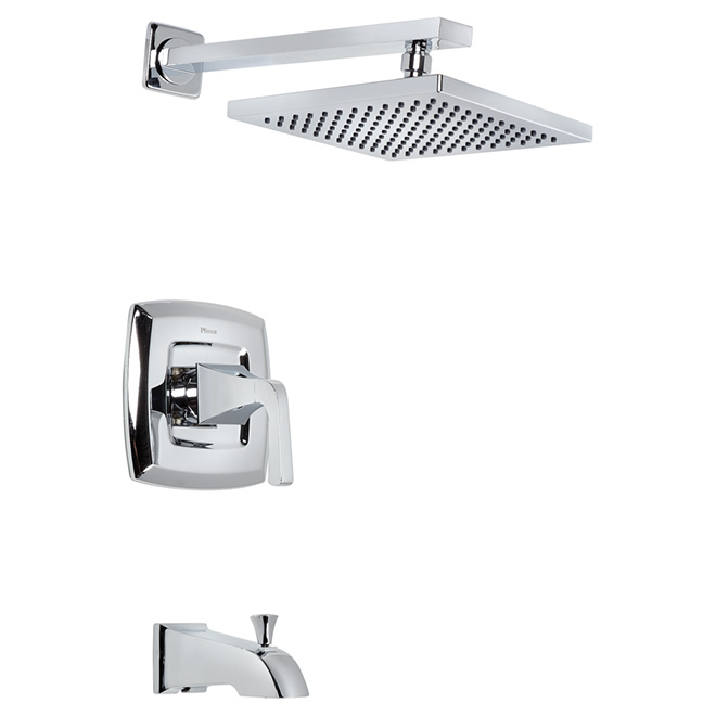 Image of Pfister | Vorena Tub And Shower Faucet - 1 Lever - 9.5-L/min - Chrome | Rona
