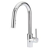 Fullerton Pull-Down Kitchen Faucet - Polished Chrome - AccuDock Technology