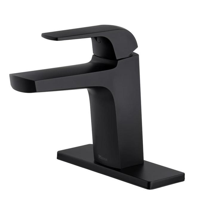 Pfister Leen Black 1Handle Single Hole 4in Centerset WaterSense