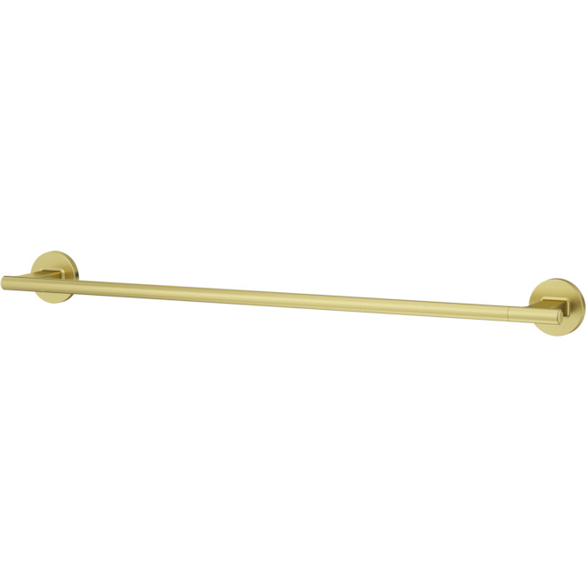 Pfister Fullerton 24-in Brushed Gold Finish Composite Towel Bar BTB ...