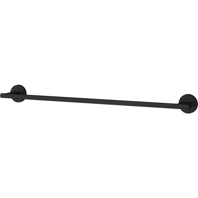 Pfister Fullerton Matte Black 24-in Towel Bar with Hidden Screws