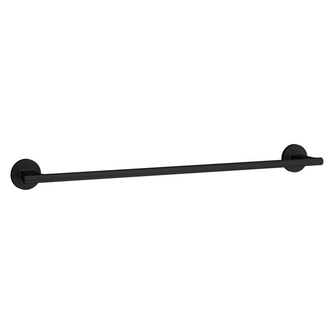 Pfister Fullerton Matte Black 24-in Towel Bar with Hidden Screws