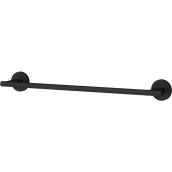 Pfister Fullerton Matte Black 18-in Towel Bar with Hidden Screws