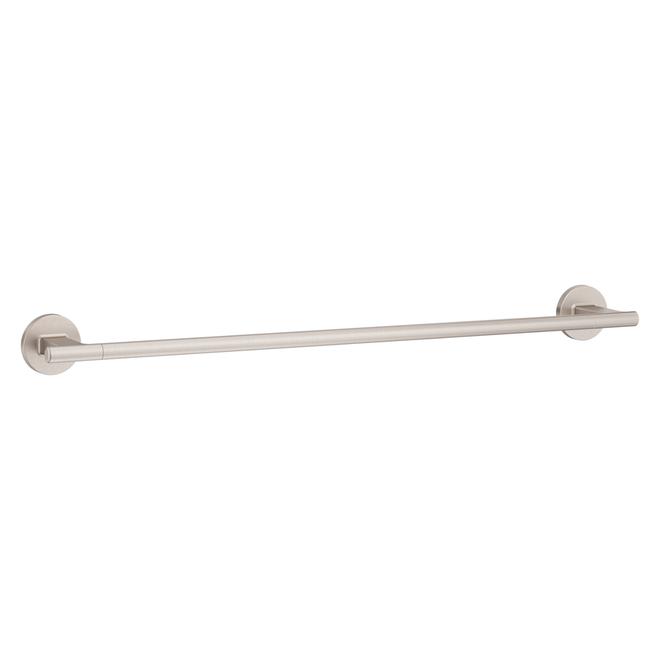 Pfister Fullerton 24 In Brushed Nickel Finish Composite Towel Bar BTB   56305343b L 