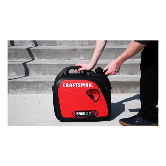 CRAFTSMAN Portable Inverter Generator - 1.2-gal. - 2200W - 80cc