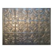 MirroFlex Savannah Decorative Plastic Backsplash Wall Tiles - 7.93-mm Thick - Stain Resistant - 24-in W x 18-in L