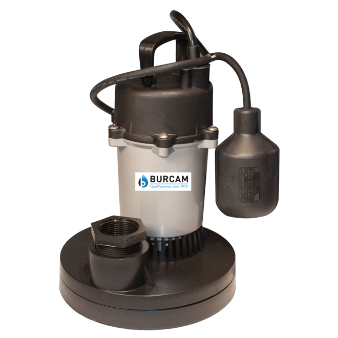 Burcam Submersible Sump Pump 1/2 HP 115 V 300700Z | RONA