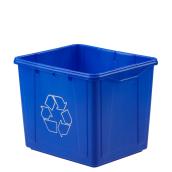 Orbis Recycling Bin - Plastic - 60-L/16-gal. - Blue