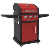 Grill Chef Condo Propane Gas Barbecue - 36,000 BTU and 507 sq. in. - 3 Burners - Red