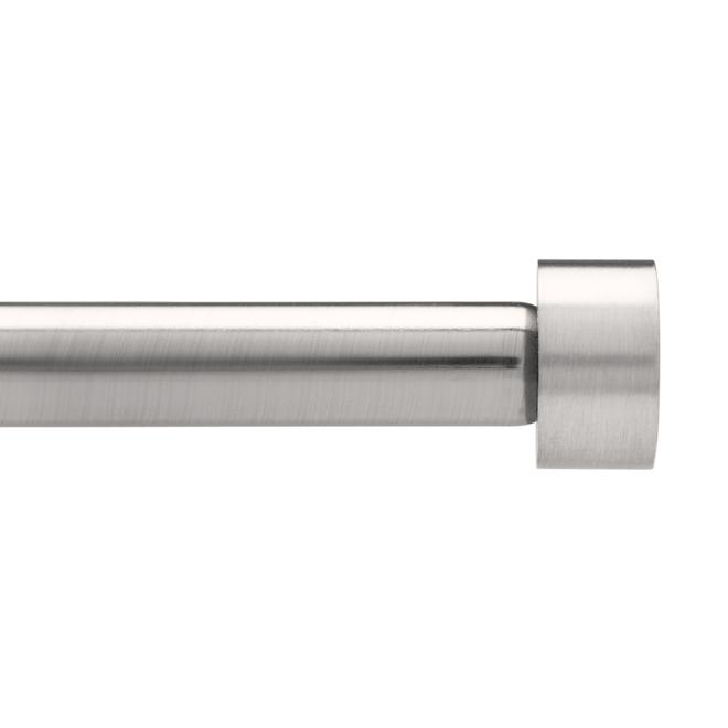 Steel Curtain Rod - 66in-120in - Nickel