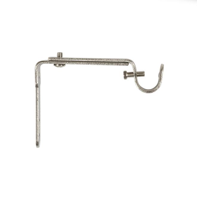 Umbra 2Pack Nickel Steel Single Curtain Rod Bracket 1008435410L50 RONA