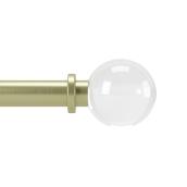 Umbra Leona Stainless Steel Curtain Rod - Brass Finish - 36 to 72-in