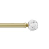 Umbra Venus Steel Curtain Rod - Gold Finish - 36 to 72-in