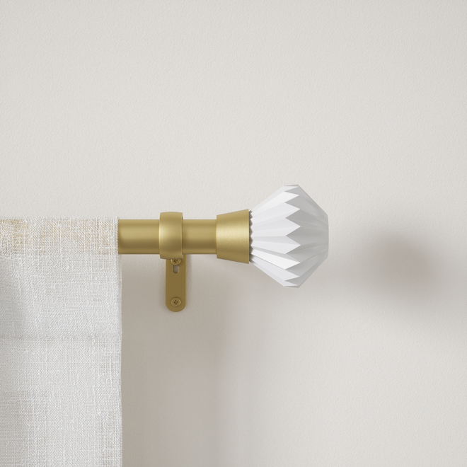 Umbra Cappa Adjustable Double Curtain Rod - Gold