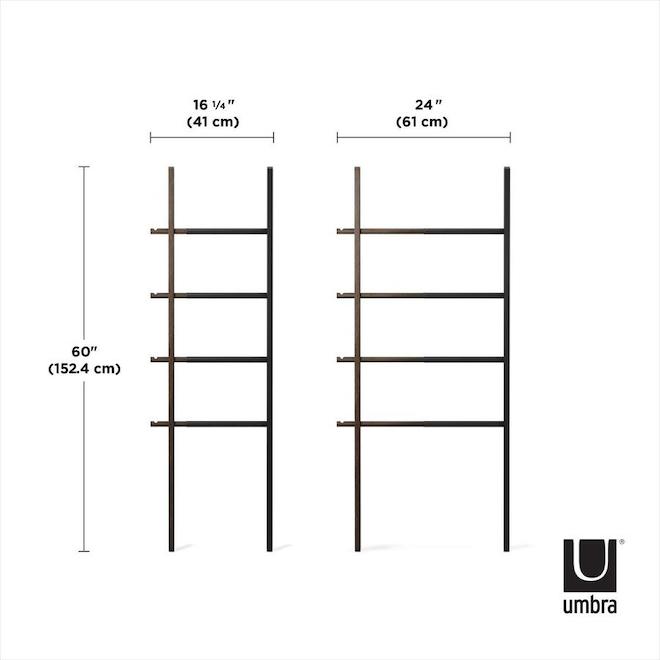 Umbra Hub Ladder Black/Walnut