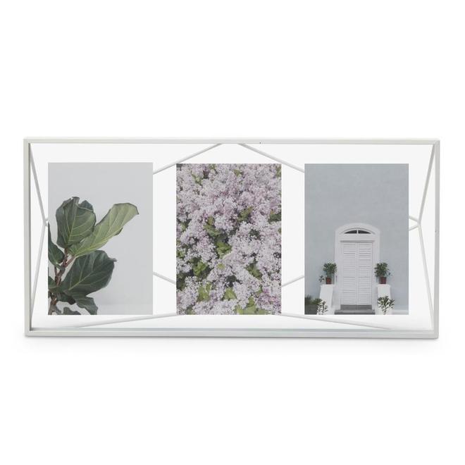 Umbra Prisma Photo Display Multi 3 Opening White 3.38-in x 19.13-in