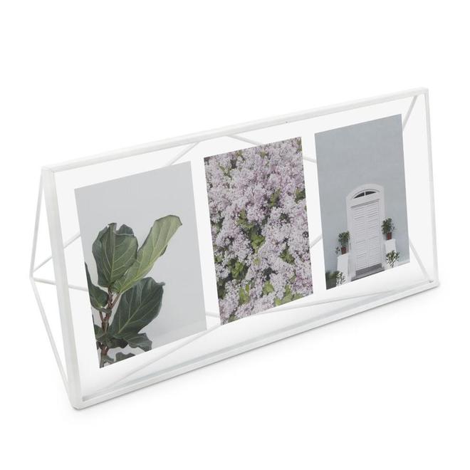 Umbra Prisma Photo Display Multi 3 Opening White 3.38-in x 19.13-in