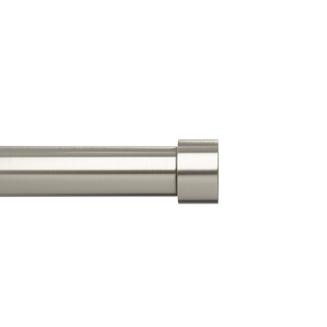 Umbra Cappa Curtain Rod in Nickel Steel - 120-180-in