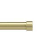 Umbra Cappa Curtain Rod in Gold Steel - 120-180-in
