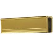 Artec Draft Dodger Mail Slot - Gold Aluminum - 1 3/4-in x 8 3/4-in