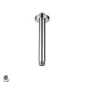 Bras de douche en laiton pour plafond, rond, 8", chrome