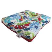 Seat Cushion for Patio Chair - Reversible - Blue/Red